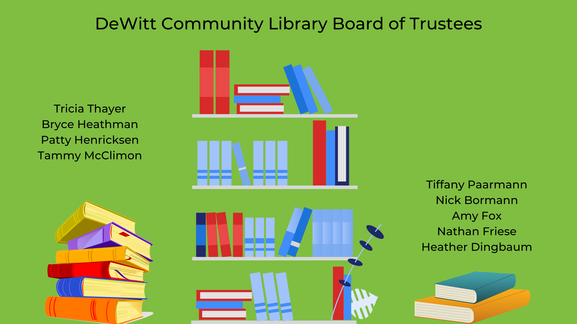 Five Primary Functions of Public Library Boards in Iowa 4. Set library policies. The library boards spends much of its time on policy issues – developing policies and monitoring the effectiveness of those policies-7.png