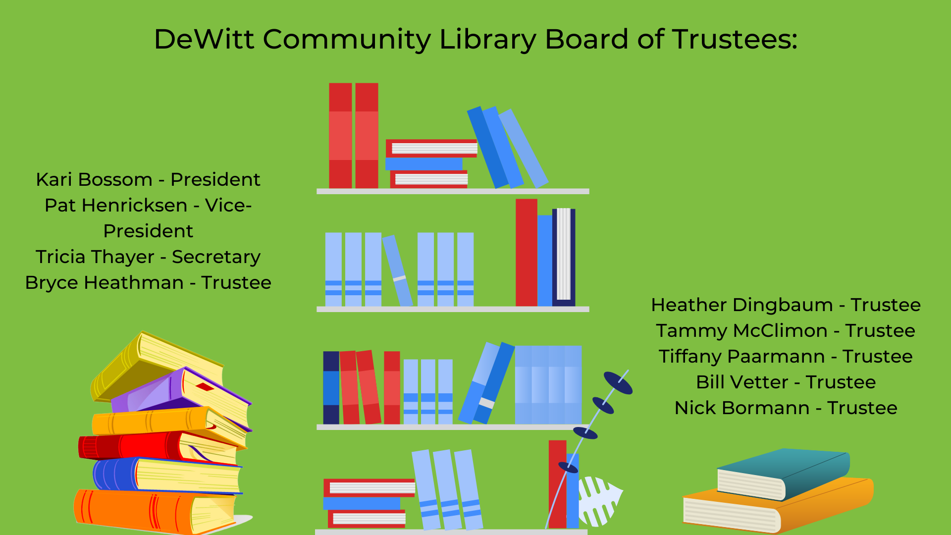 Five Primary Functions of Public Library Boards in Iowa 4. Set library policies. The library boards spends much of its time on policy issues – developing policies and monitoring the effectiveness of those policies-5.png